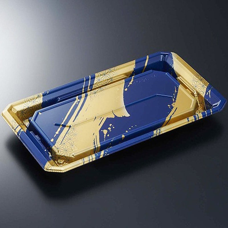 HS澄板 26-14 麻筆DB-BK 身[入数:600]|寿司容器