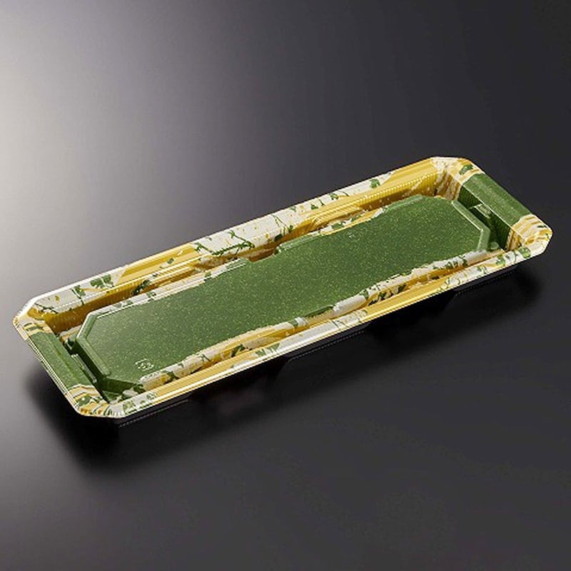 HS澄板 30-11 若草GN-BK 身[入数:600]|寿司容器