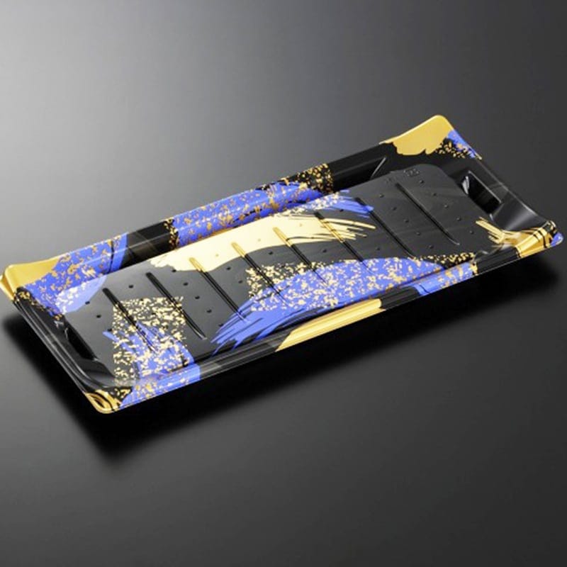 HS波ね皿 33-15 光琳BK-BK身[入数:400]|寿司容器