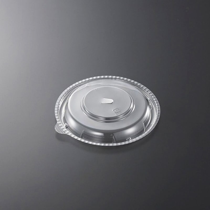 CT街デリ PAN15 蓋 (U字穴)[入数:1,200]|お惣菜用プラスチック容器|お惣菜容器