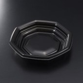 TPオルマ 八角21 黒 身[入数:400] | お惣菜容器,お惣菜用プラスチック