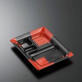 CTみちる K23-18E2角R-BK身[入数:800]|プラスチック弁当容器|お弁当容器