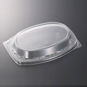 DXプラッター280 防曇蓋[入数:400]|お惣菜用プラスチック容器|お惣菜容器