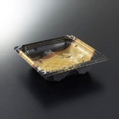 CT活膳 15-15 輝味G-BK 身[入数:1,200]|プラスチック弁当容器|お弁当容器