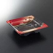 CT活膳 15-15 夕波R-BK 身[入数:1,200]|プラスチック弁当容器|お弁当容器