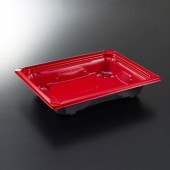 CT活膳 20-16 赤-BK 身[入数:900]|プラスチック弁当容器|お弁当容器