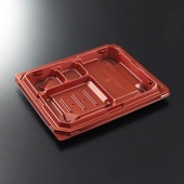 CT宝台膳 23-19E メタDR 身[入数:600]|プラスチック弁当容器|お弁当容器