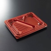 CT宝台膳 23-19L メタDR 身[入数:600]|プラスチック弁当容器|お弁当容器