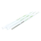 バイオマスストロージュース用6×21フレックス クリア 紙包装[入数:10,000]|ストロー|カトラリー＆テーブルウエア