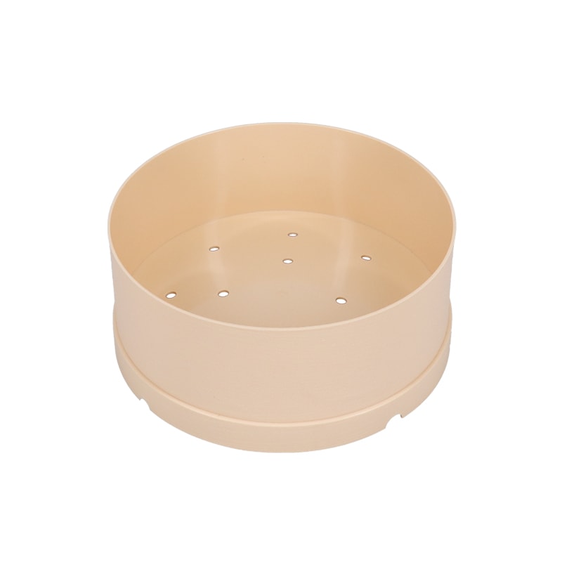 丸せいろ（中）穴あき クリーム[入数:240]