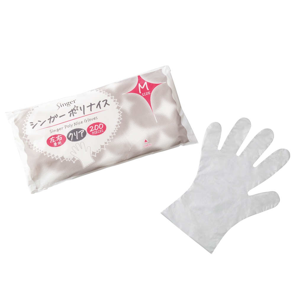 シンガーポリナイス クリア 袋入 L[入数:10,000]