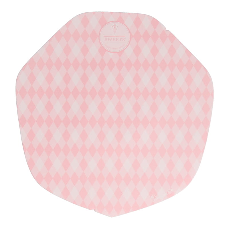 ラミクレープ包装紙 変形 ピンク[入数:3,000] | テイクアウト用品