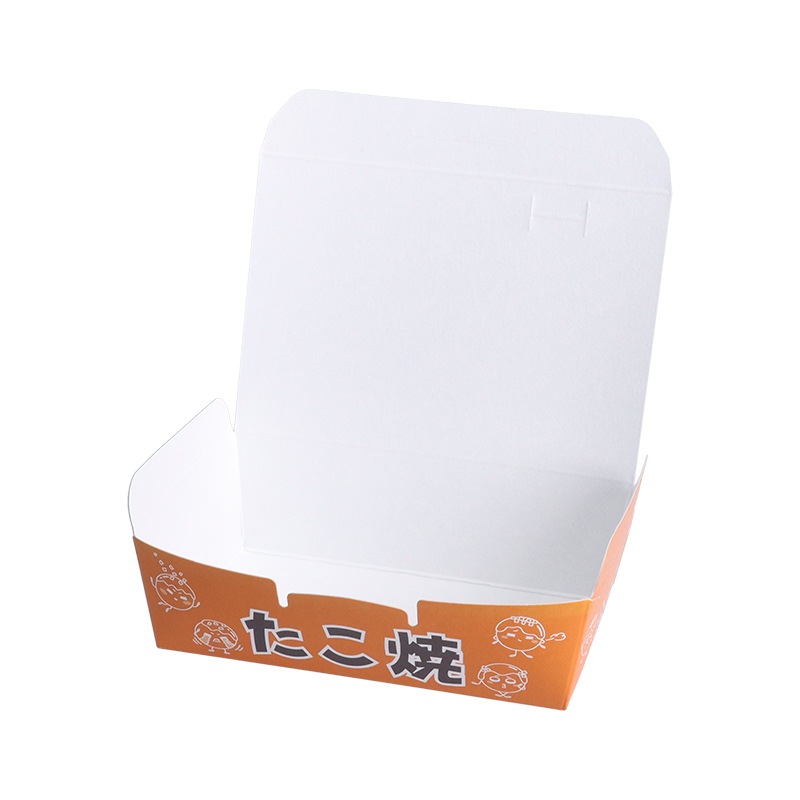 欠品中※】たこ焼き用箱 タコパック TH-6D絵柄入[入数:1,000