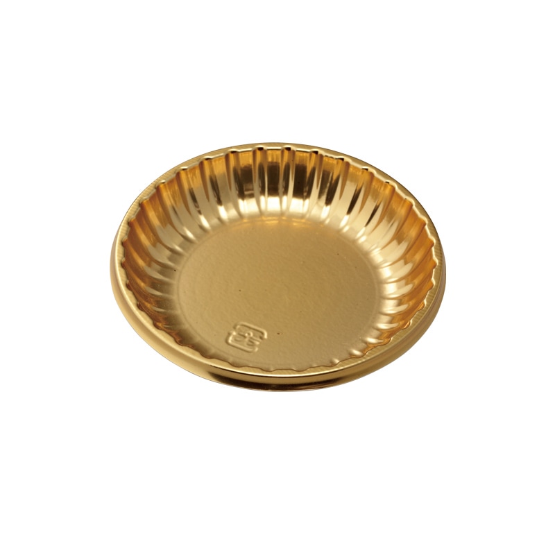 NO.22 ゴールデントレー丸[入数:2,000] | デザート容器,ケーキトレー