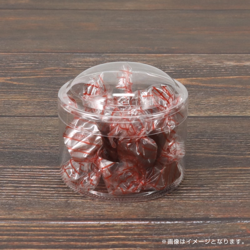 バイオマスPET円筒ケース（ドーム蓋）80φ×55H[入数:50] | テイクアウト