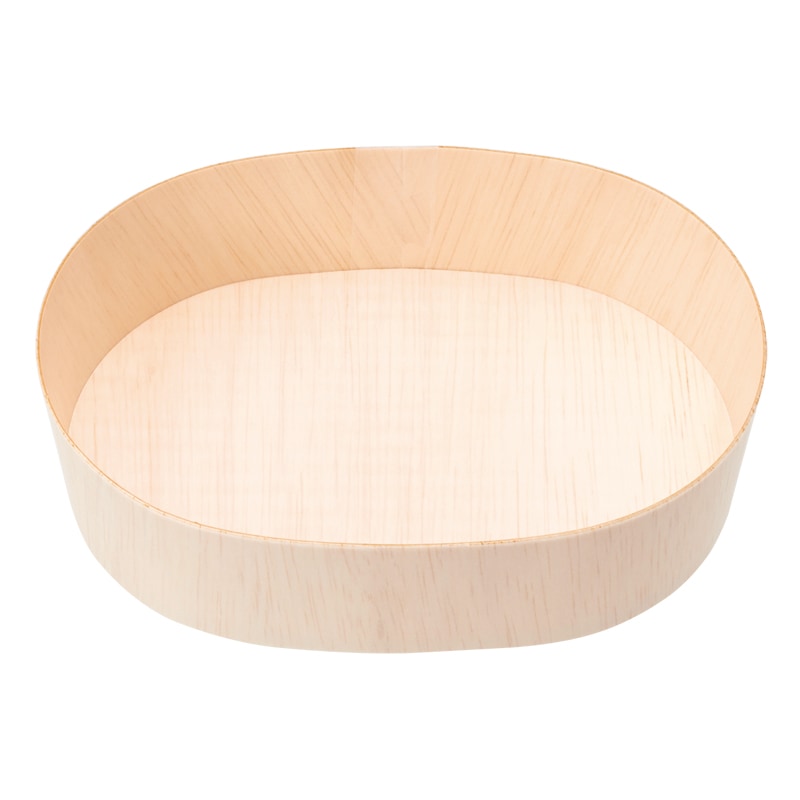 エコウッド容器 FLR-06B 楕円本体 [入数:300]