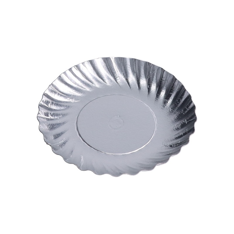 シルバープレート M-90 (銀紙皿)[入数:2,000] | デザート容器,ケーキ