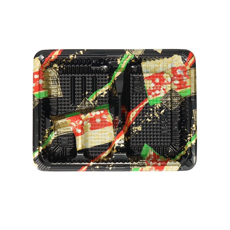 “送料無料/直送” 弁当容器 CZ-221 彩帯黒本体（N） (短辺171 長辺230 深さ31 蓋深さ12) 600枚 シーピー化成 弁当容器 本体 CZ-221 彩帯黒（N） 50枚&frasl;袋（ご注文単位