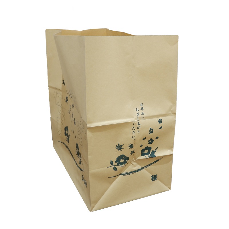 弁当袋 D-5R 緑[入数:100] | テイクアウト用品,角底袋 | 食品容器