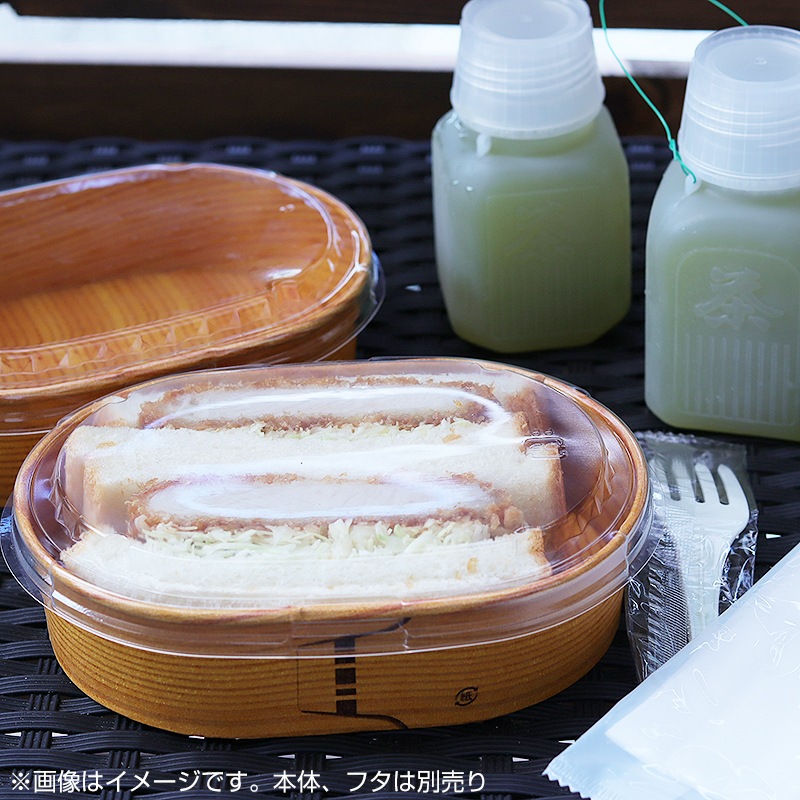 K9161C ペーパーコップ 楕円 16×12 わっぱ[入数:600] | お惣菜容器