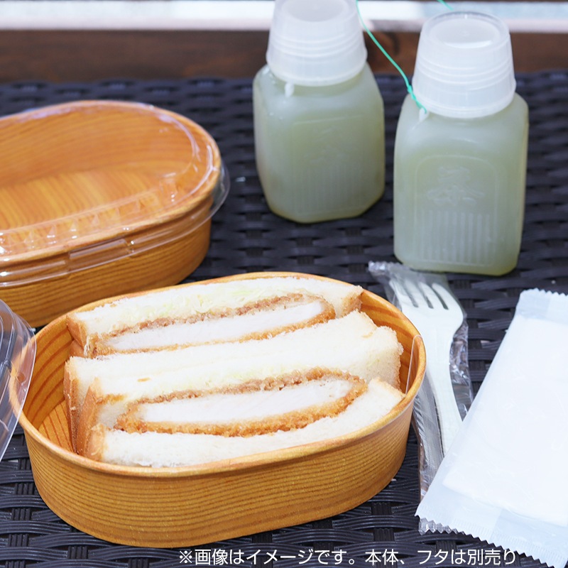 K9161C ペーパーコップ 楕円 16×12 わっぱ[入数:600] | お惣菜容器