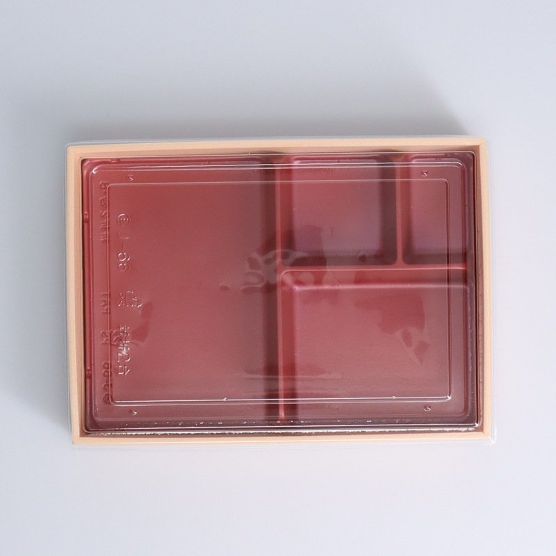 2合B(35)杉赤セット[入数:180] | お弁当容器,プラスチック弁当容器