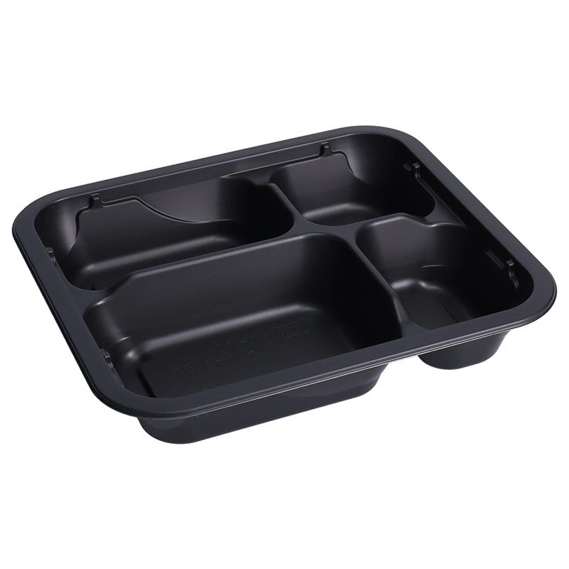 【引取限定/東京都江東区】X-FUSION 外装6段 黒 24インチ FT-TS20-18-1(35) 耐寒黒[入数:600] | お弁当容器,プラスチック弁当