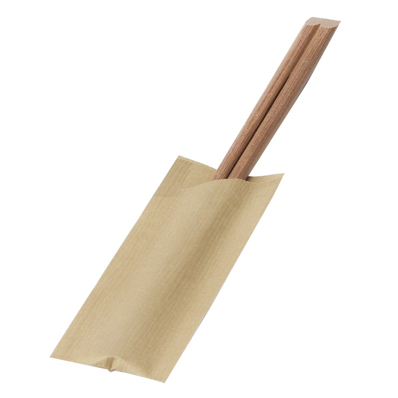 環境にやさしい袋入箸(いろどり)木の葉 炭化竹24cm[入数:3,000]