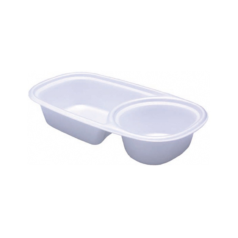 カレー容器(中) 白ラミ[入数:600]