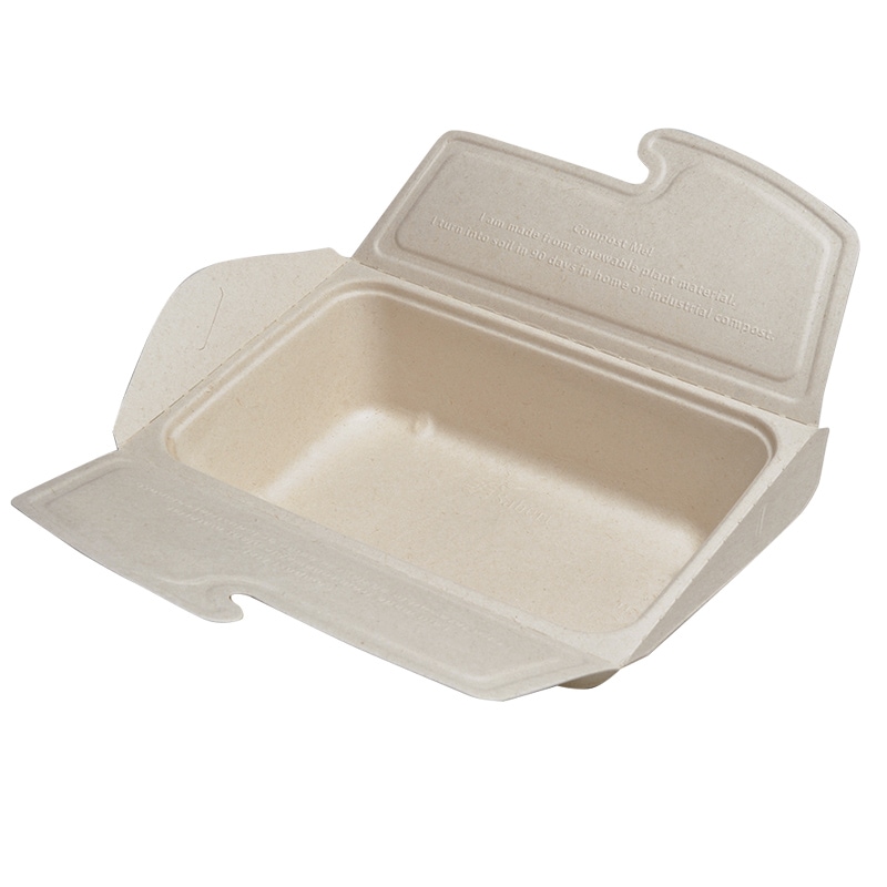 「SBT-ロック付きパルプ容器900ml/32oz」「枚単価 97.6円×150枚」使い捨て 弁当箱 容器 テイクアウト フードパック ランチボックス 業務 レンジ 冷凍 持ち帰り SBT-ロック付きパルプ容器 900ml 32oz[ケース150入]