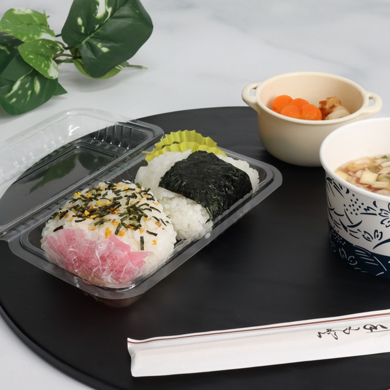 K-280 おにぎり2個用容器 [入数:3,000] | お弁当容器,おにぎり袋