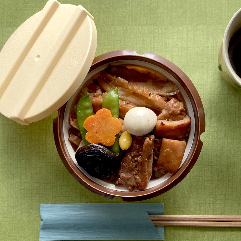 M釜容器2色 蓋付 [入数:200]