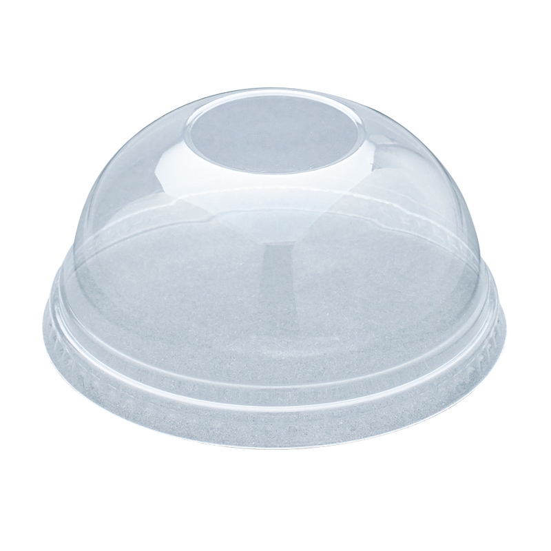 （まとめ）アートナップ デザートカップ 150ml用ドーム蓋 TS-68 1パック（100個）〔×10セット〕 透明カップ ドーム蓋 浅型３．２５・４オンス用 穴なし