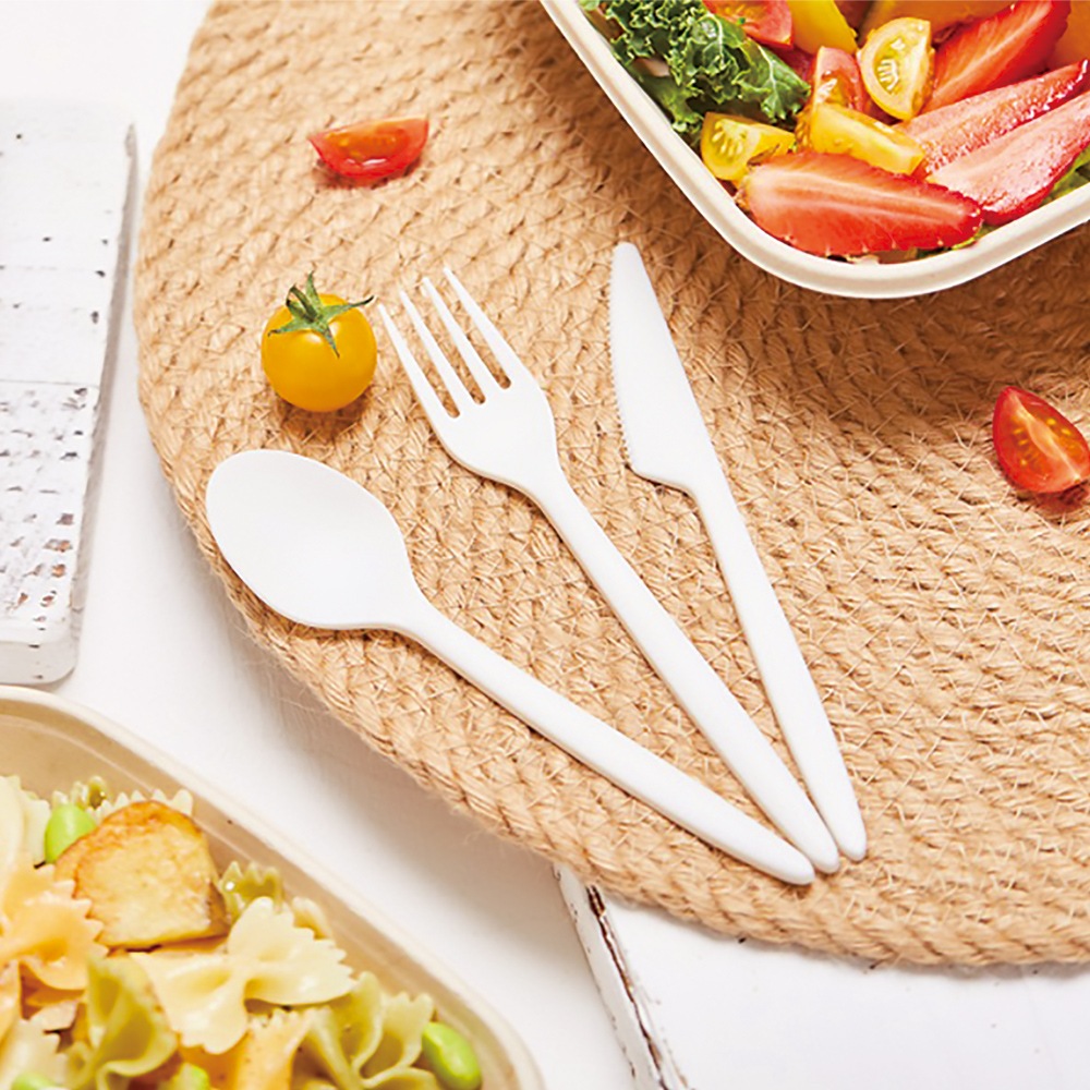 SBT-17cm C-PLAフォーク白（個包装）[入数:2,000] | カトラリー