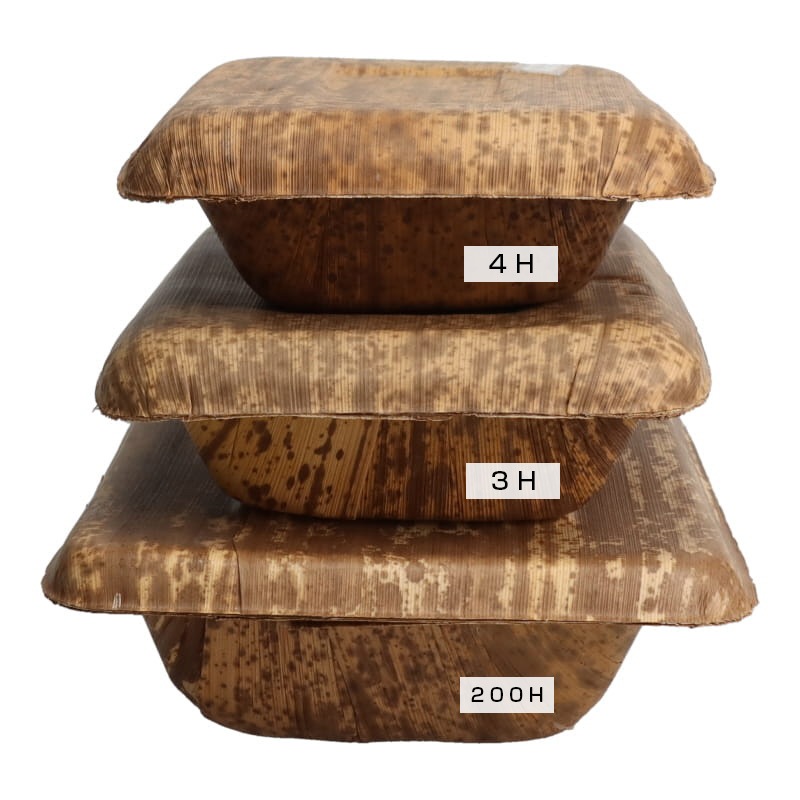 竹皮プレス容器 TPY-4H [入数:500] | お弁当容器,紙弁当箱・竹皮弁当箱