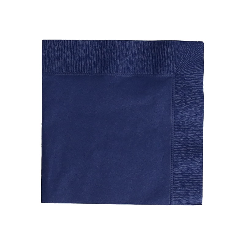 欠品中※】カラーナプキン フレンチブルー MC-24 2PLY4折 約330×330mm