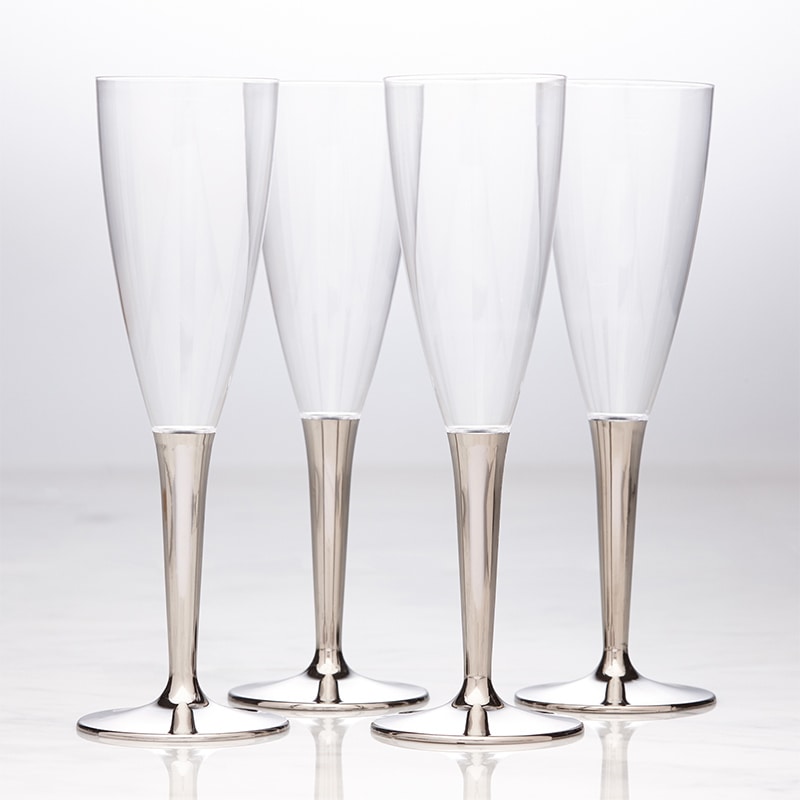 SBT クリアシャンパンフルートシルバーステム[入数:72] | ドリンク