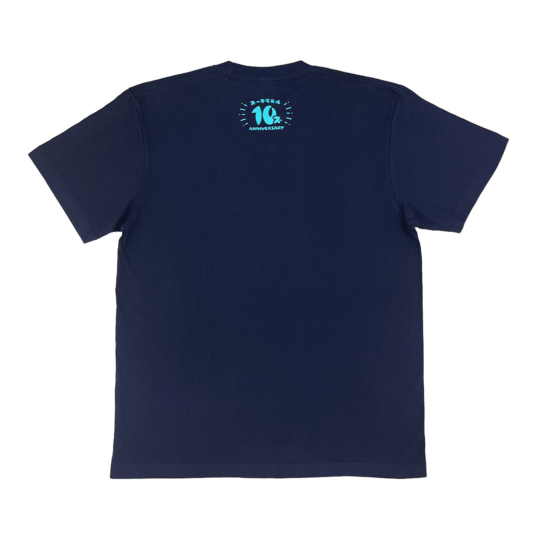 10周年バブルガムロゴTシャツ(ネイビー)