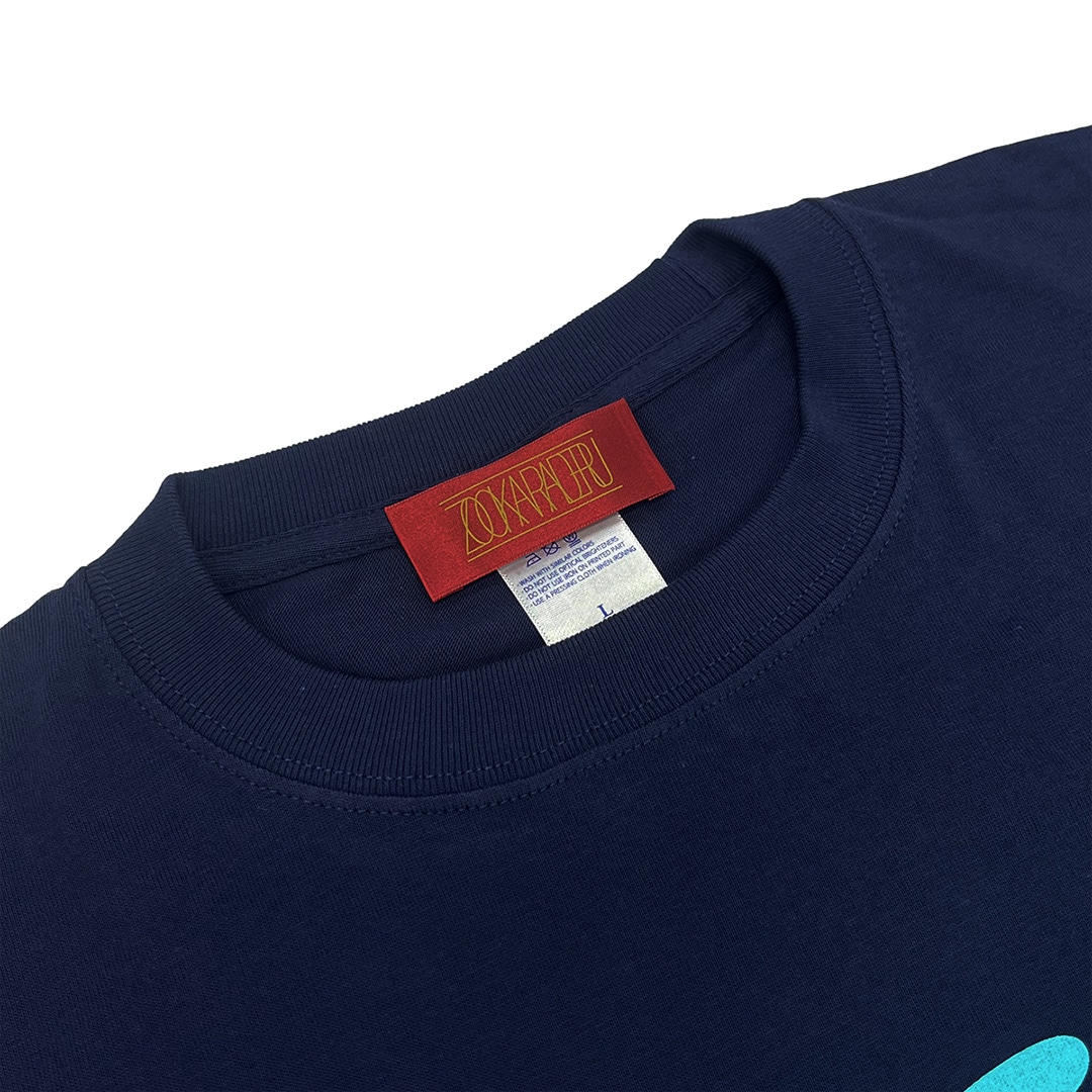 10周年バブルガムロゴTシャツ(ネイビー)