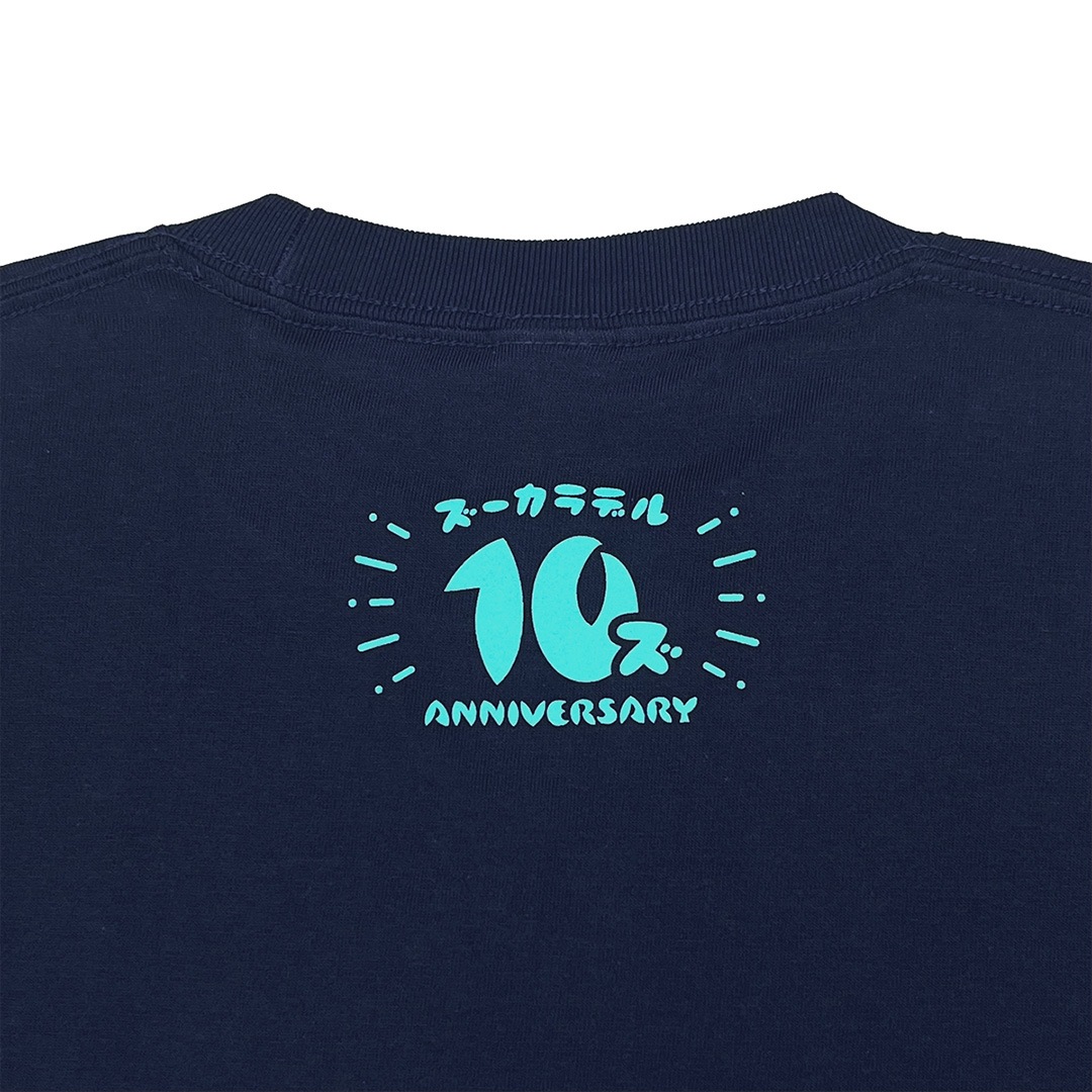 10周年バブルガムロゴTシャツ(ネイビー)
