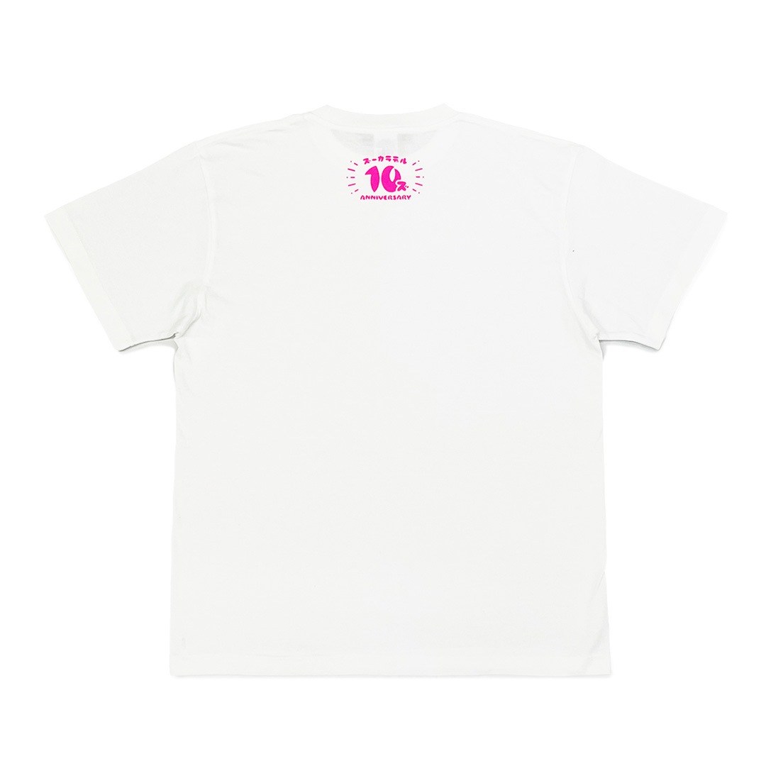 10周年バブルガムロゴTシャツ(ホワイト)