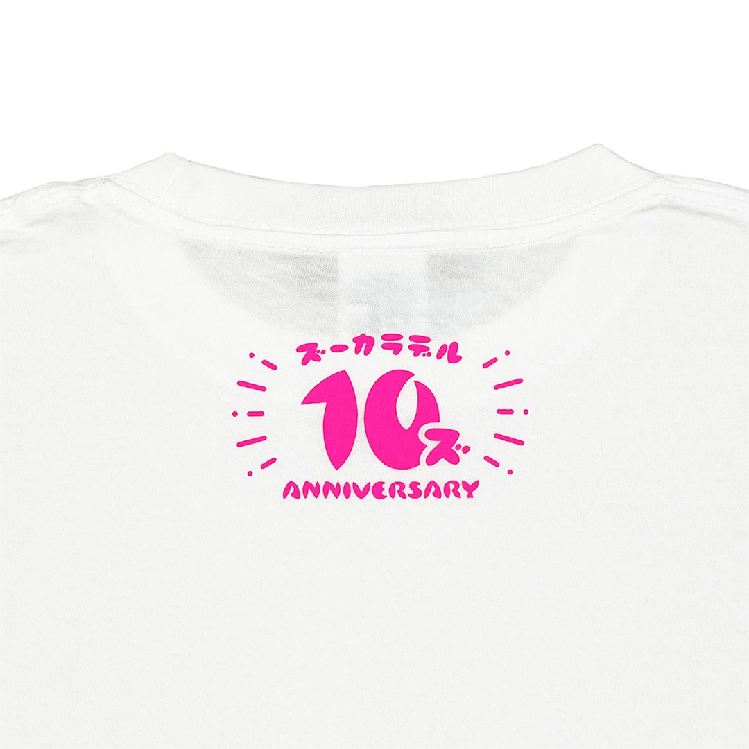 10周年バブルガムロゴTシャツ(ホワイト)