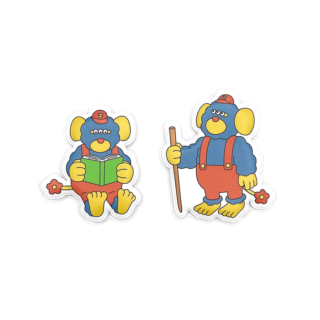 カラデッチぷくぷくシール(2種SET)