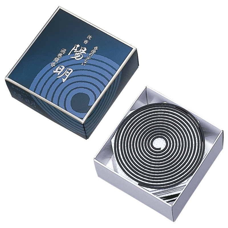 渦巻線香　沈香陽明　14枚入