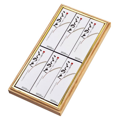 煙控え目ここのえ 短寸6箱詰桐箱