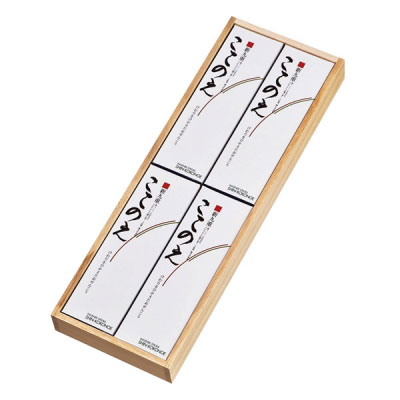 煙控え目ここのえ 短寸4箱詰桐箱