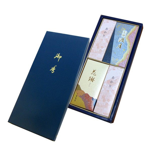 花琳、渡月短寸、ローソク詰合せ