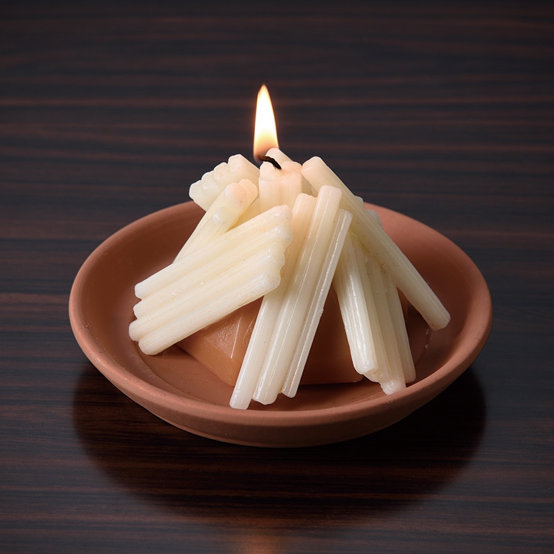 迎え火、送り火ローソク　1個