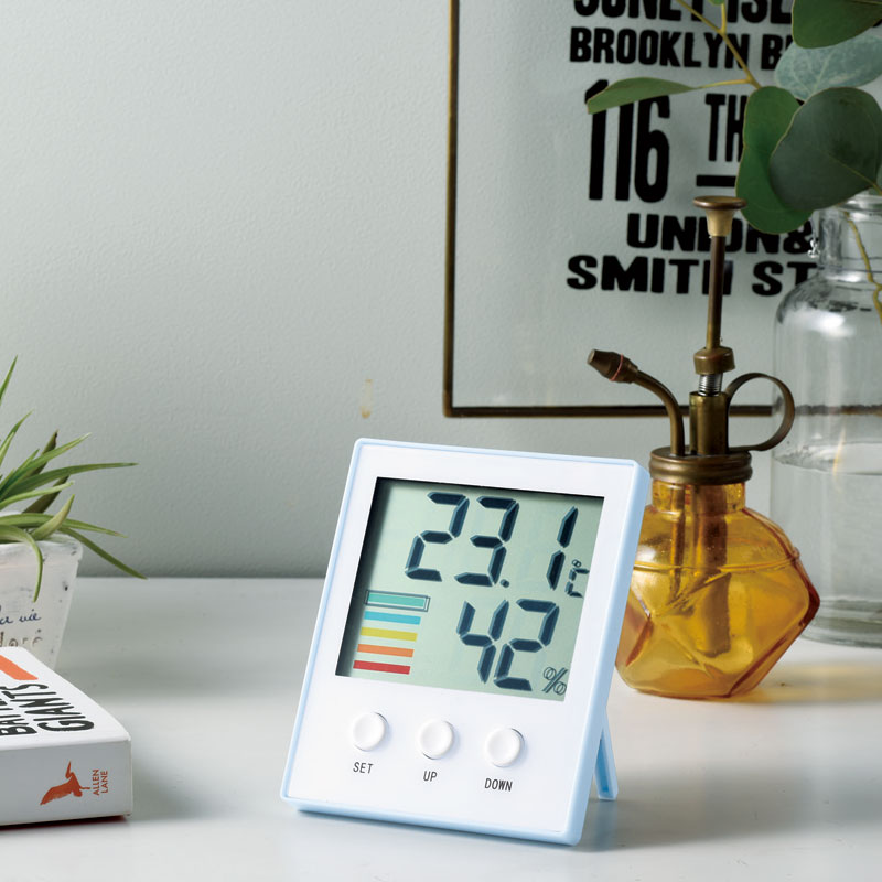 熱中症対策デジタル温湿度計　1個