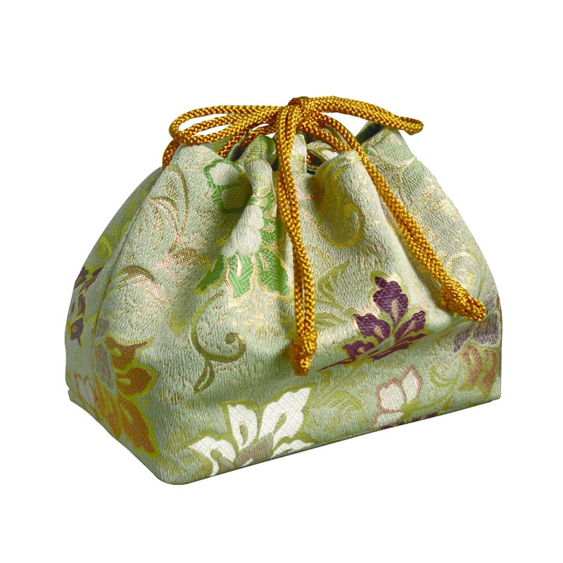 専用金襴袋 白茶 1個